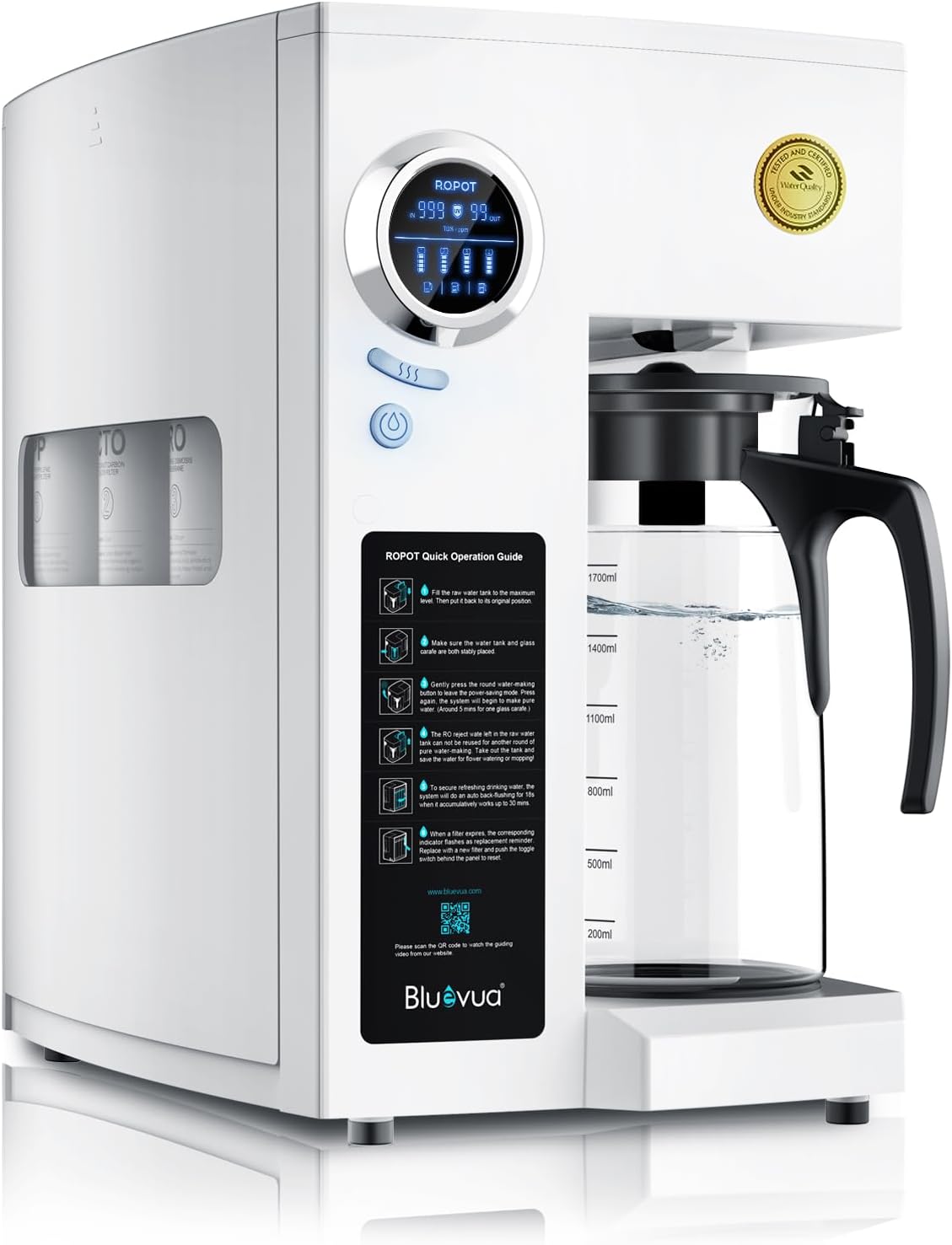 Bluevua RO100ROPOT 台面RO净水器