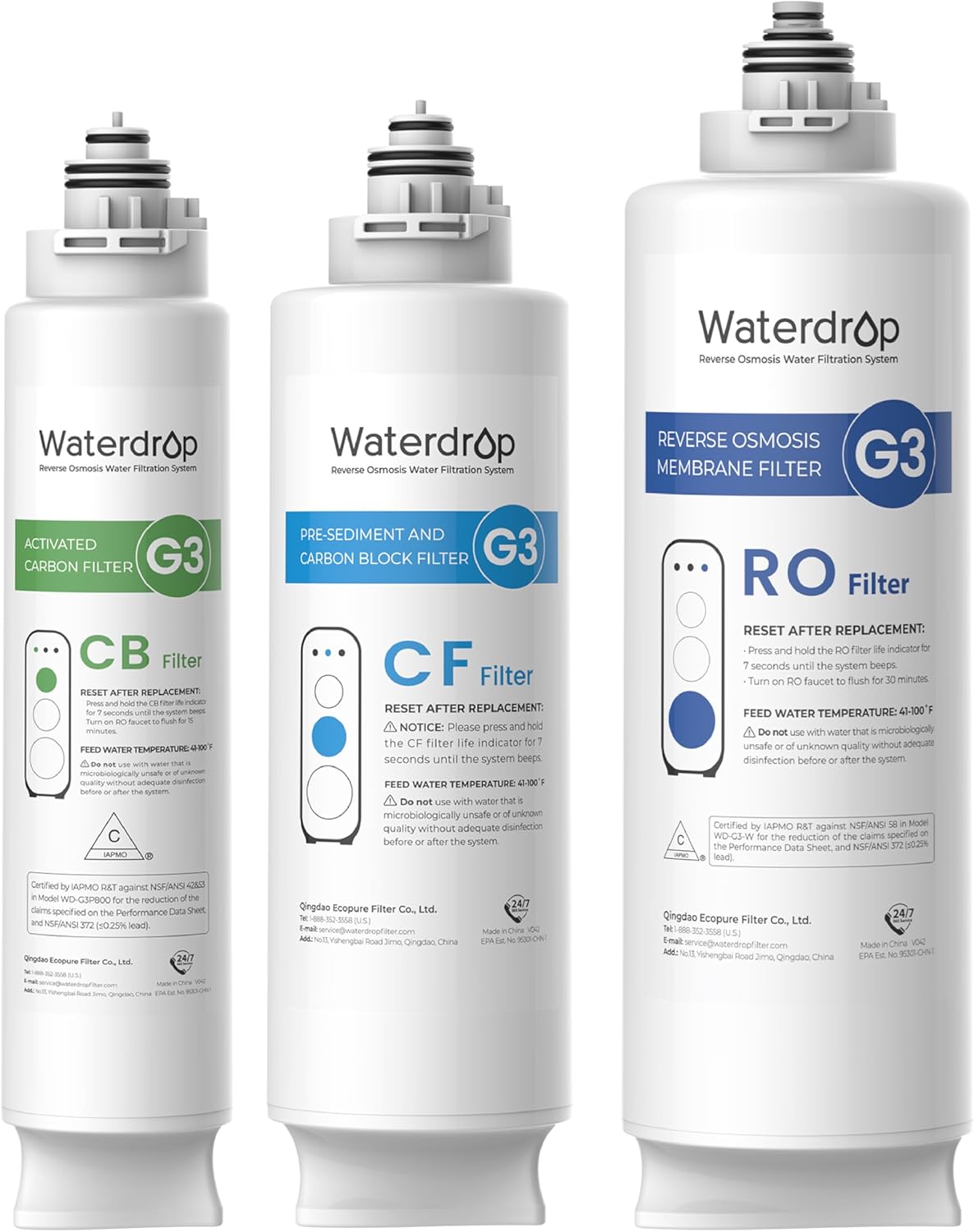 Waterdrop G系列滤芯替换套装